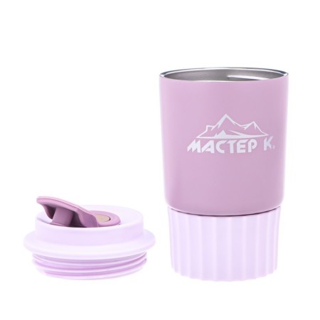Thermal circle, 360 ml, the journey "Master K", saves heat 6 hours, lilac-1