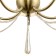 Madeline chandelier, 5x40W E14, brass color
