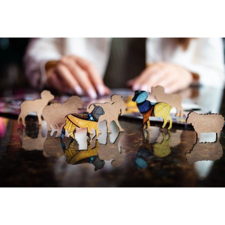 Wooden figured puzzle EWA "Mountain Baran", 28 × 21 cm-9