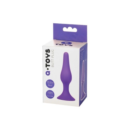 Anal plug A-Toys by Toyfa, silicone, purple, 10.2 cm-9