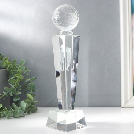 Souvenir Glass "Award Cup - Golf" 25x6.5x6.5 cm-2