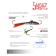 Balancir Lucky John Fin 3 + tee, 4 cm, 12hrt blister