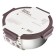Smart Solutions lunch box, glass cover, 1.5 l, plum color