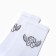 Women's socks "Angel", white color, size 23-25