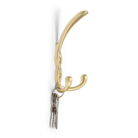 Furniture hook CAPPIO Pigtail, three -rod, satin gold color-2
