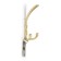 Furniture hook CAPPIO Pigtail, three -rod, satin gold color