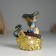 Piglite Polystone "Dark Snake on Coins" 8.3x6.3x10.2 cm
