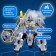 Robot radio -controlled "cyborg", light and smoke effects, works from batteries