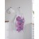Apron of a kitchen with a “butterfly on an orchid” photo print, adjustable, size OS