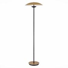 The floor lamp ST LUCE. SL6502.205.01. Armonico. 1x13 W, LED, 3000K, 1040 LM, 45x45x156 cm, golden color, black