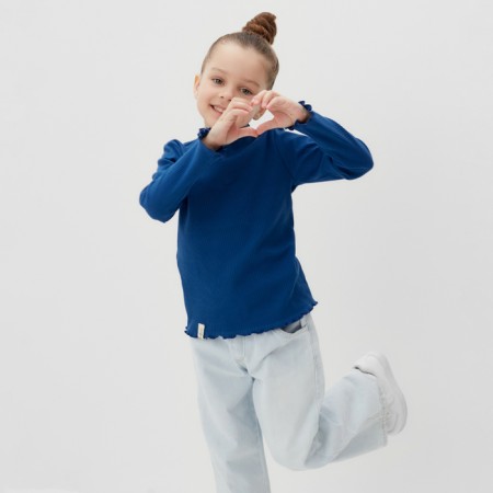 T-shirt (turtleneck) with Dl. Rrukav KAFTAN Blueberry R.38 (146-152)-4