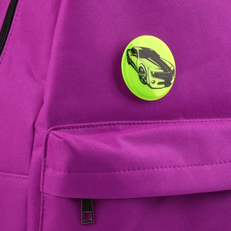Reflective icon "Auto", d = 5.8 cm, color mix-2