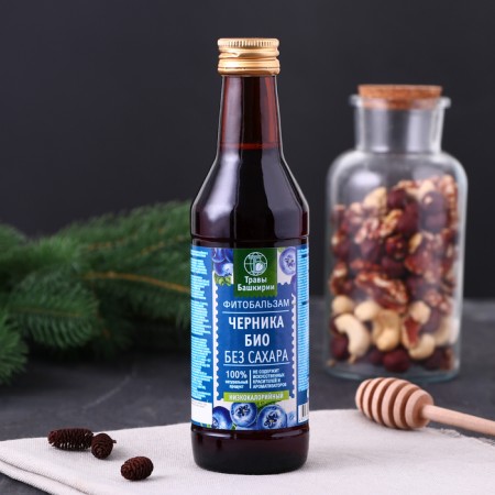 Biologically active additive to food "Phytobals" Blueberry Bio 240ml (without sugar)-1