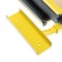 Universal seat longitudinal extrusion, with a folding back and a soft seat