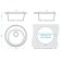 Sin for a kitchen made of stone Zein 3/G31, D = 510 mm, round, overflow, white matte