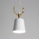 Lamp Bayerlux "Deer" 1khe27 40W White-gold 13x13x100 cm