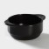 Porcelain broth Carbone, 300 ml, d = 11.5 cm, h = 5.5 cm, black color