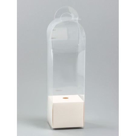 Box for mini bouquets 28 x 8 x 8 cm, white-1