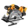 Dawed circular battery DEKO DKCS20, 20 V, 165x20 mm, 2x3 Ah, laser, drank 55 mm
