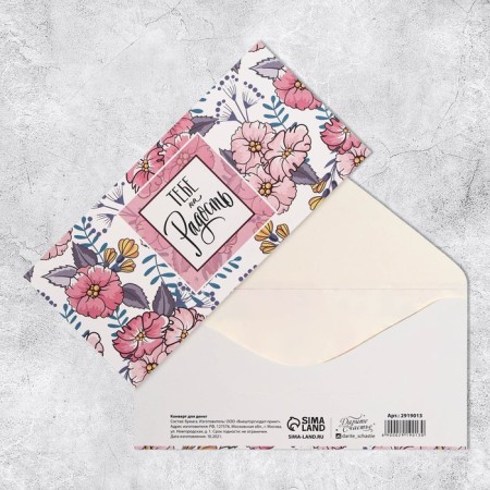 A set of envelopes for money "Universal", 20 pcs, 16.5 × 8 cm-2