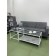 Table Journal Duet, 941 (488) x488 (544) x457 (500), white Muar/Metropolitan Gray/Glass