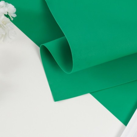 Foamiran matte 60x70 cm, 1 mm, green