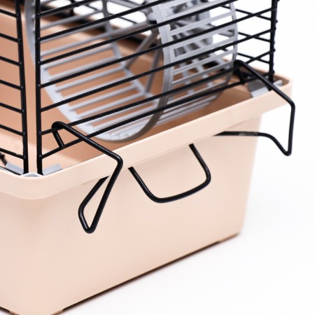 Mini cell for rodents "Pijon" No. 2, equipped, 27 x 15 x 16 cm, beige-8