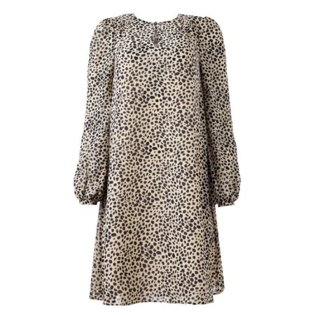 Dress Summer Women's Minaku: Green Trend Beige Color, Size 46-4
