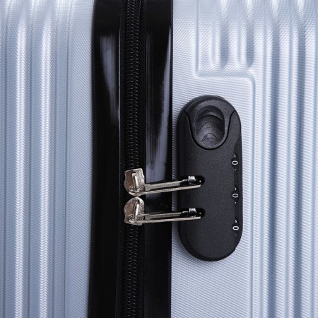 Small suitcase 20 ", lightning department, code castle, gray color-6