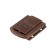 Castle Castle on a box ZM01, 3.2x2.5 cm, Copper color, 4 pcs TMP