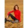 Women's jeans modeling Conte Elegant Skinny, size XL, color Washed Black