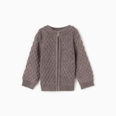 Jumper Children's Knitted Minaku, coffee color, height 74-80 cm