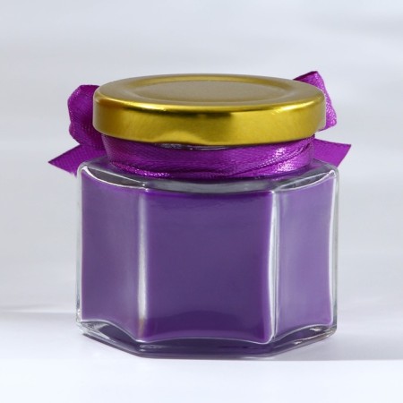 Candle in the jar "Blave with happiness", aroma of blackberry, 6.5 x 5.5 x 5.5 cm-4