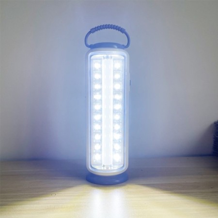Camping battery flashlight, 5 watts, 1200 mAh, 500 lm, 20 LED, IP44, 8 x 24.5 cm-3