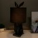 Bunny table lamp E27 40W silver 20x20x43.5 cm Risalux