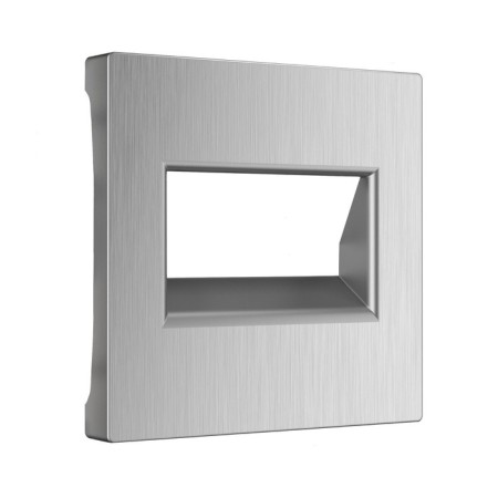 Half-45 (silver corrugated) w1191109 double outlet