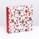 Box for sweets 16 pcs, 17.7 x 17.7 x 3.8 cm "Santa Claus, snowmen"