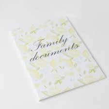 Folder for documents, 4 sets, white color