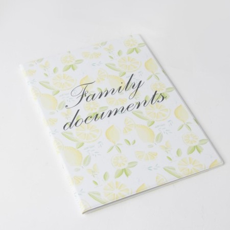 Folder for documents, 4 sets, white color