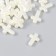 Beads for creativity plastic "Cross Pearl" set of 30 pcs 1.2x1.6 cm