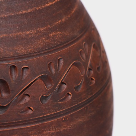 Snoof "Kelin", pottery, decor, red clay, 2 l, mix-2