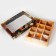 New Year. Box under 12 sweets "Miracles Time", 19 x 15 x 3.6 cm, confectionery packaging