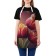 Apron kitchen with a photo print "Bouquet of tulips", adjustable, size OS