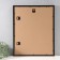 MDF photo frame "Valerie" 40x50 cm with a paspartm 30x40 cm, black (plastic screen)