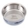 Bowl with silicone base "meow", gray, 500 ml