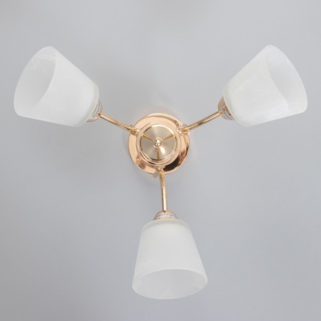Ceiling Ceiling Ellie 3x40W E27 Gold 52x52x30 cm-3
