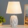Paparotnik table lamp E27 40W white 22x22x34cm Risalux