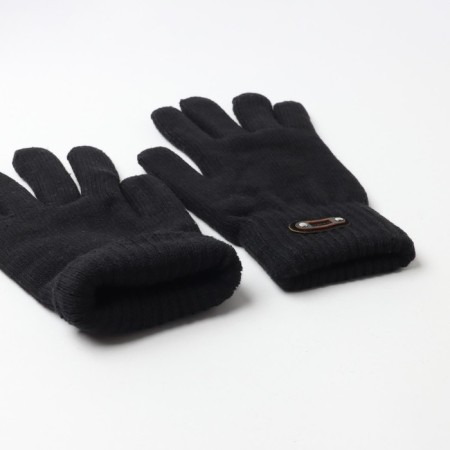 Male gloves, black color, size 11-2