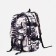 Young backpack from textiles on lightning, 3 pockets, gray-beige color