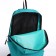 Young youth backpack with a zipper, waterproof, 3 outer pockets, turquoise color